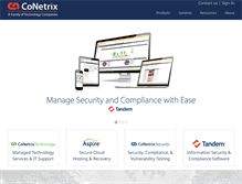 Tablet Screenshot of conetrix.com